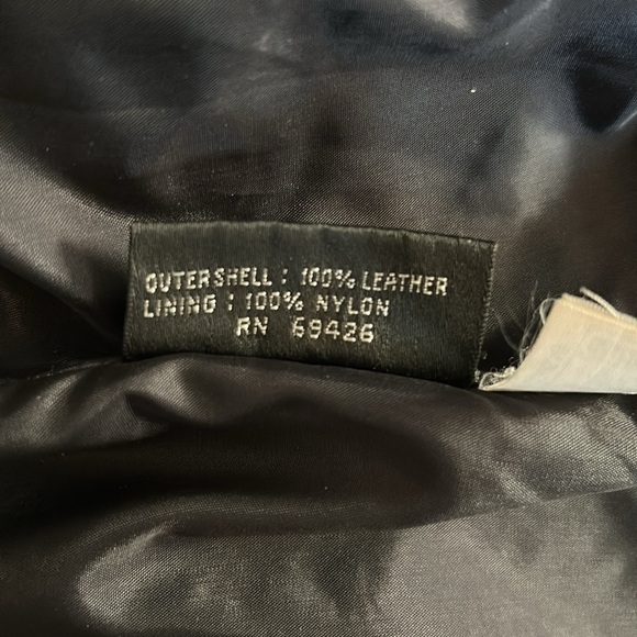 Wilsons black leather coat size L - Picture 11 of 12